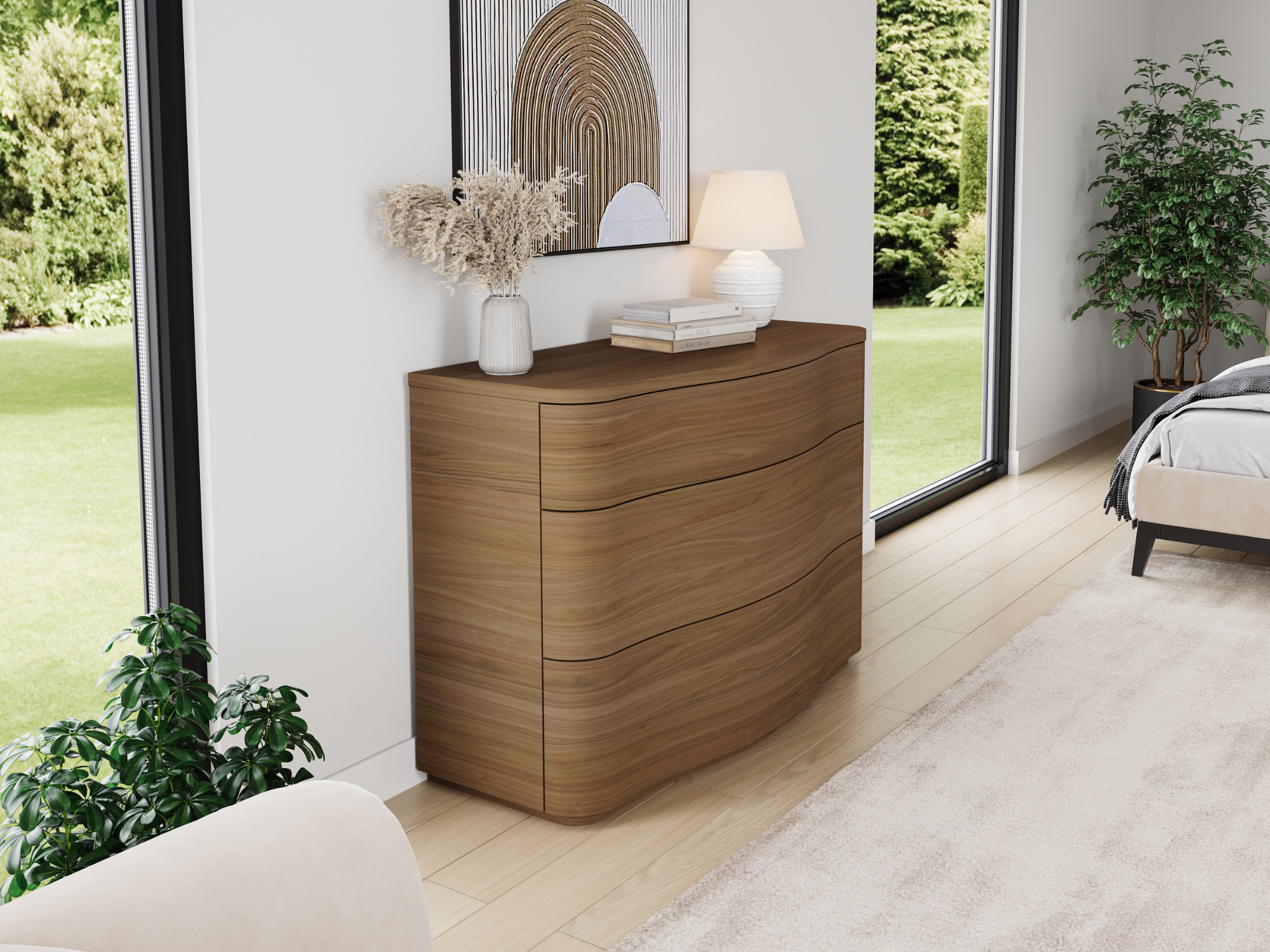 イデー　WAVE TALL CHEST Maple Serpent Chest of Drawers – Tom Schneider