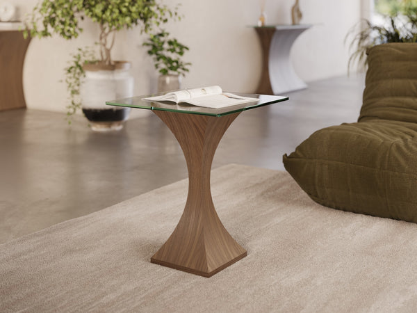 Estelle Lamp table, Walnut Natural
