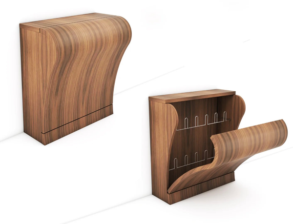 Quote - TS2095  Bespoke Elle console shoe tidy as shown on bespoke page