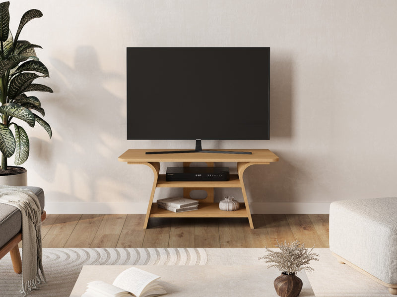 Small 100cm, Oak Natural, shown with 40" TV