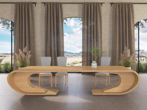 Bespoke Crest Dining Double Table (3.2m Length)