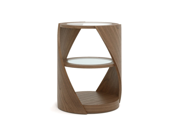 DNA Lamp Table, Walnut Natural