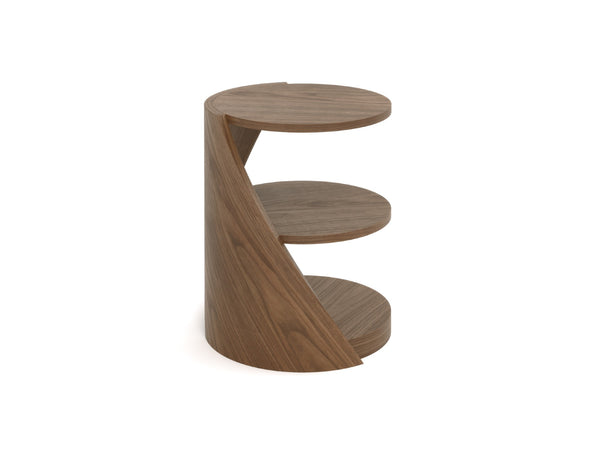 DNA Single Strand Lamp Table, Walnut Natural. This Model is offered for clearance.