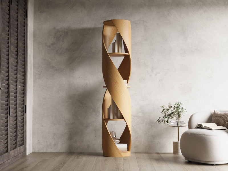 DNA Whole Twist Shelves, Oak Natural