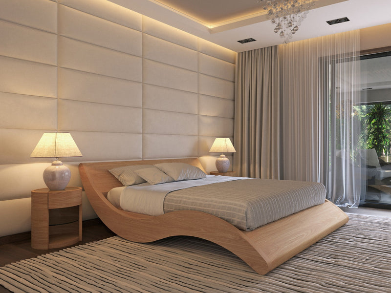 Dune Bed King, for Mattresses 2x2m - Oak Natural