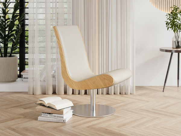Elan Lounge Chair - Oak Natural