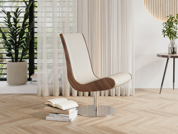Elan Lounge Chair - Walnut Natural