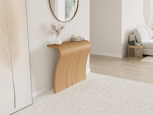 Elle Console Table, Oak Natural