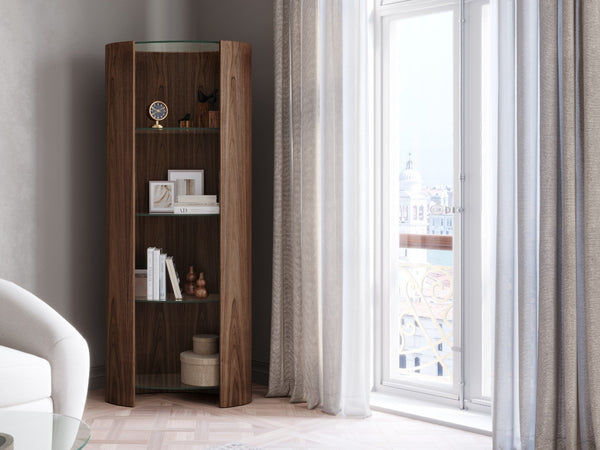 Ellipse Shelves, Walnut Natural