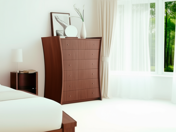 Embrace Chest Of Drawers, Walnut Natural
