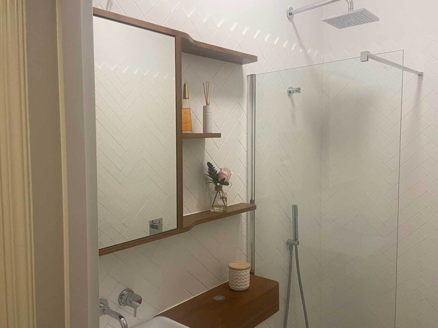 Bespoke shower room furniture