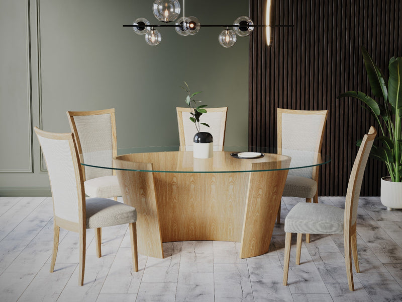 Oak Natural, Grace Alu Fabric