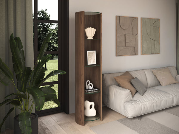 Saturn shelves, Walnut Natural