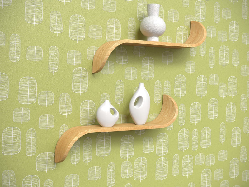 Saturn wall shelves, Oak Natural