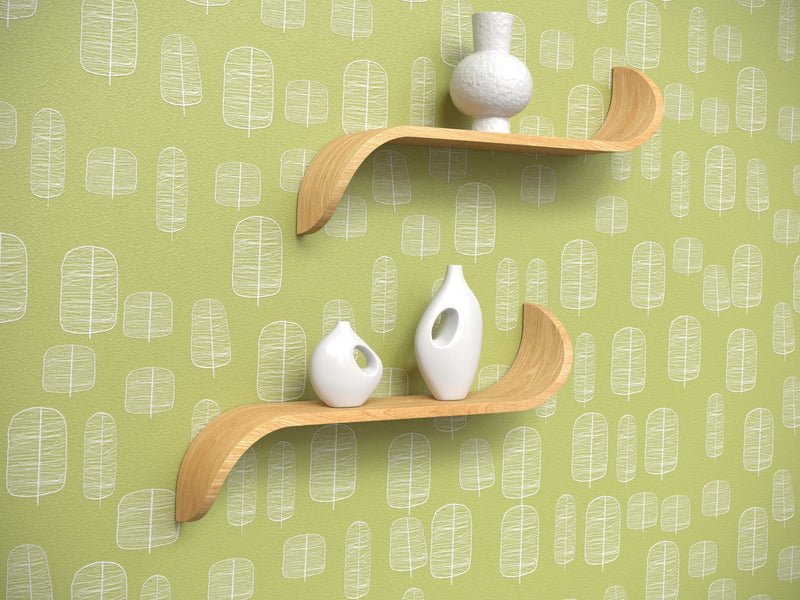 Saturn wall shelves, Oak Natural (Sold individually)