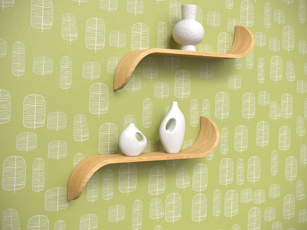 Saturn wall shelves, Oak Natural