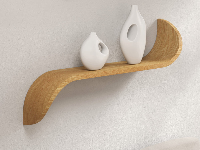 Saturn wall shelves, Oak Natural
