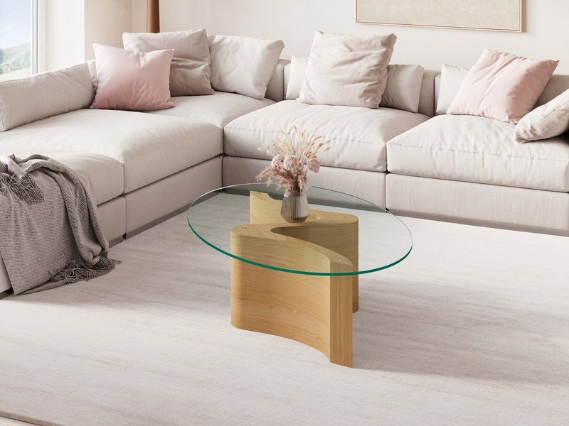 Serpent Coffee Table, Oak