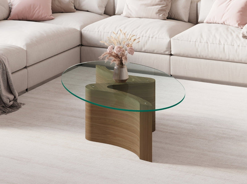 Serpent Coffee Table, Walnut