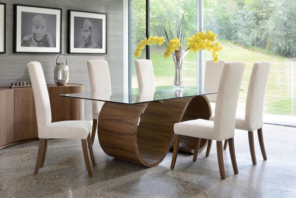 Medium 210 x 110cm, Walnut Natural, Seats 8 to 10