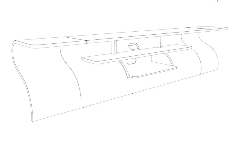 Quote - TS2151  Bespoke Surge Media unit 220cm