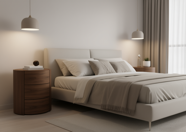 Quote - TS2157 Orbit Bedside table with 3 Drawers