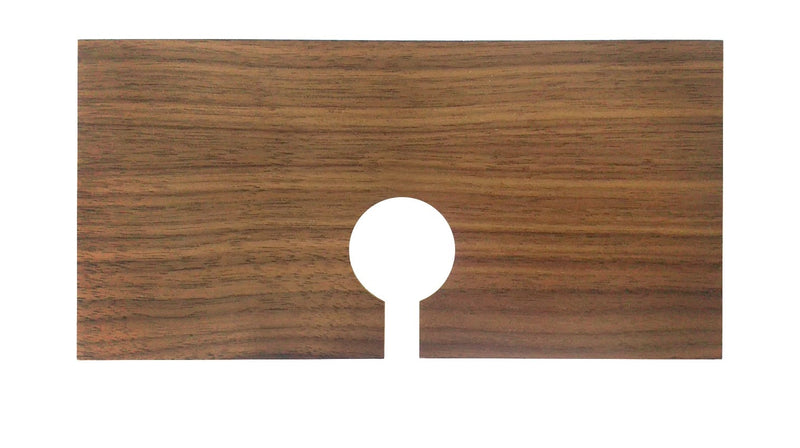 Cable hole covers (with smaller holes as shown) Walnut Natural