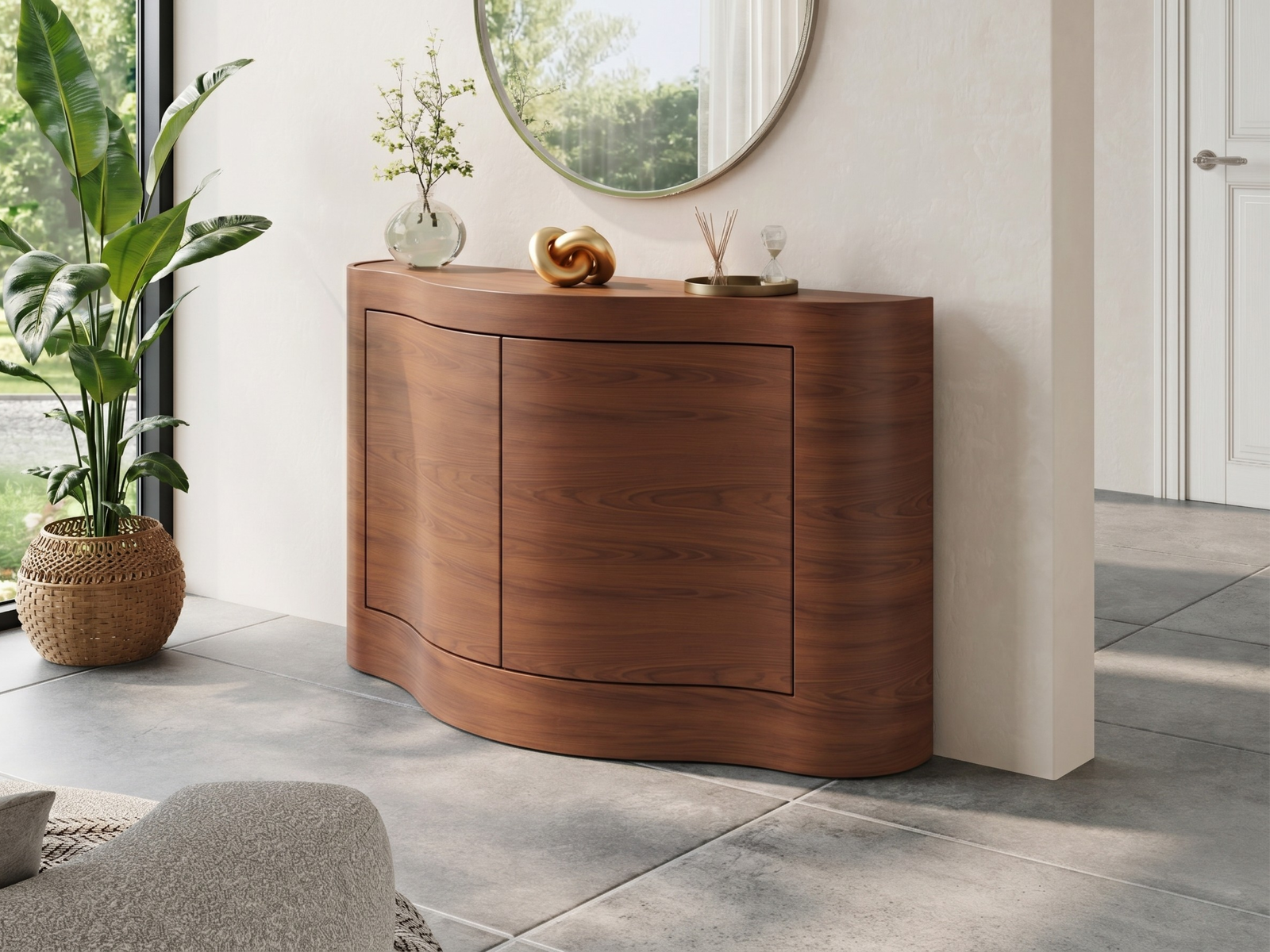 イデー　WAVE TALL CHEST Maple Wave Sideboard / Shoe Tidy – Tom Schneider