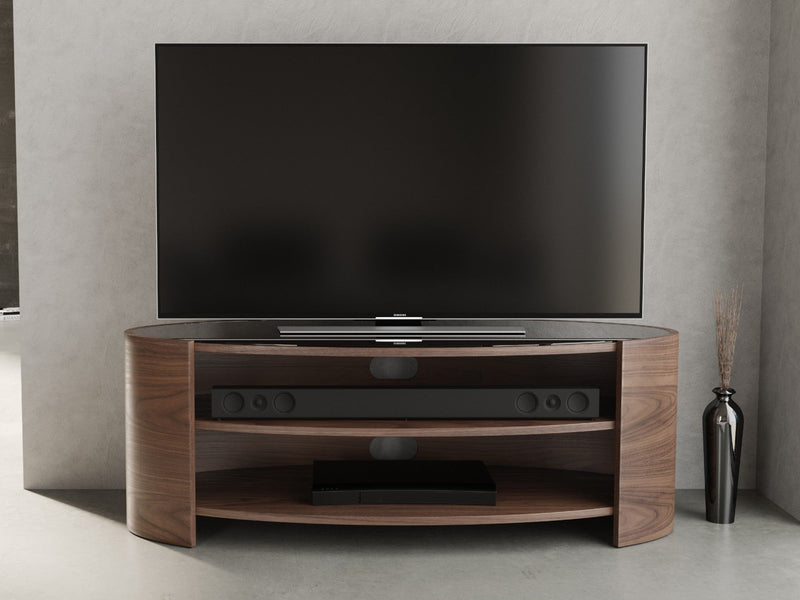 Medium 125cm, Walnut Natural, Shown with 50" TV