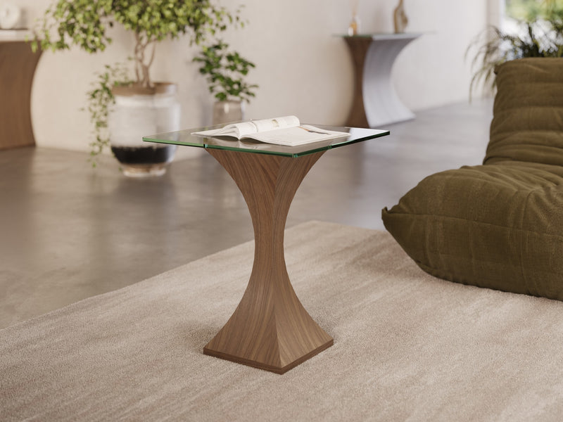 Estelle Lamp table, Walnut Natural