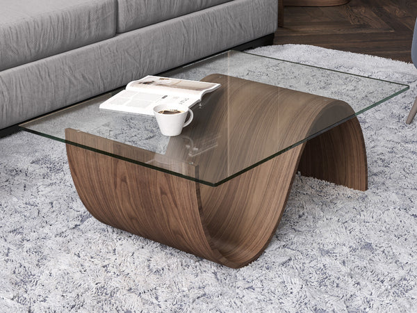Pulse Coffee Table, Walnut Natural