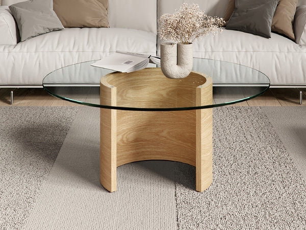 Saturn coffee table, Oak Natural