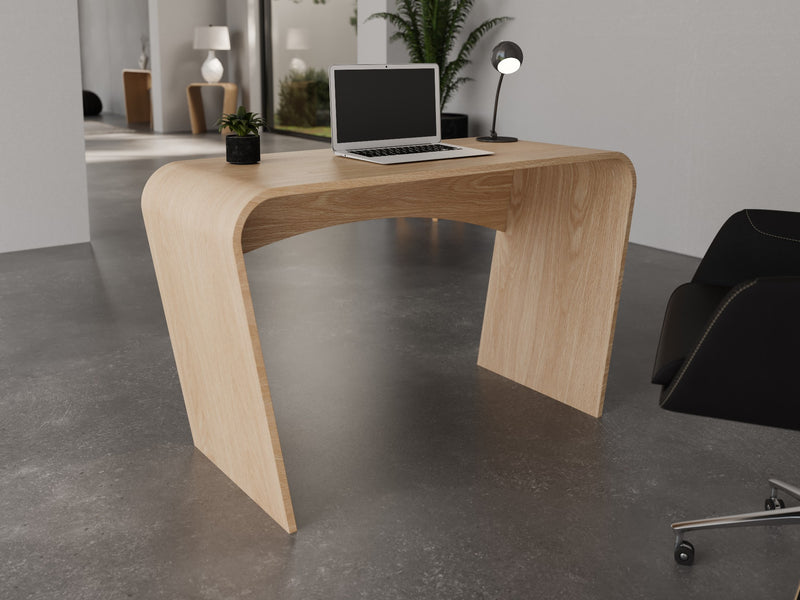 Taper desk / dressing table, Oak Natural
