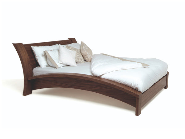 Embrace Bed, With Sides, Walnut Natural